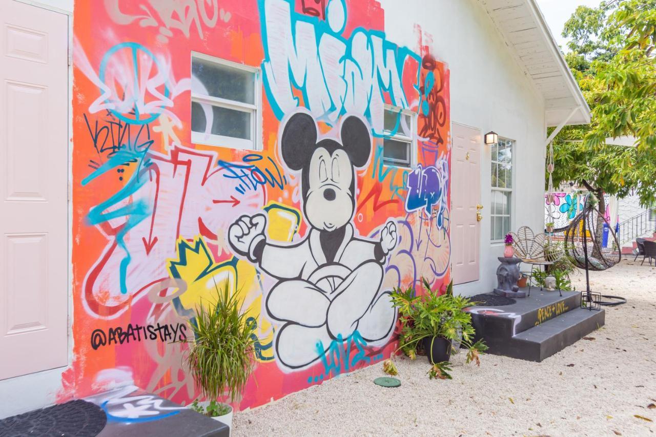 Home Midtown Miami - Wynwood Area With Backyard - Art District Near To Beach Exterior photo